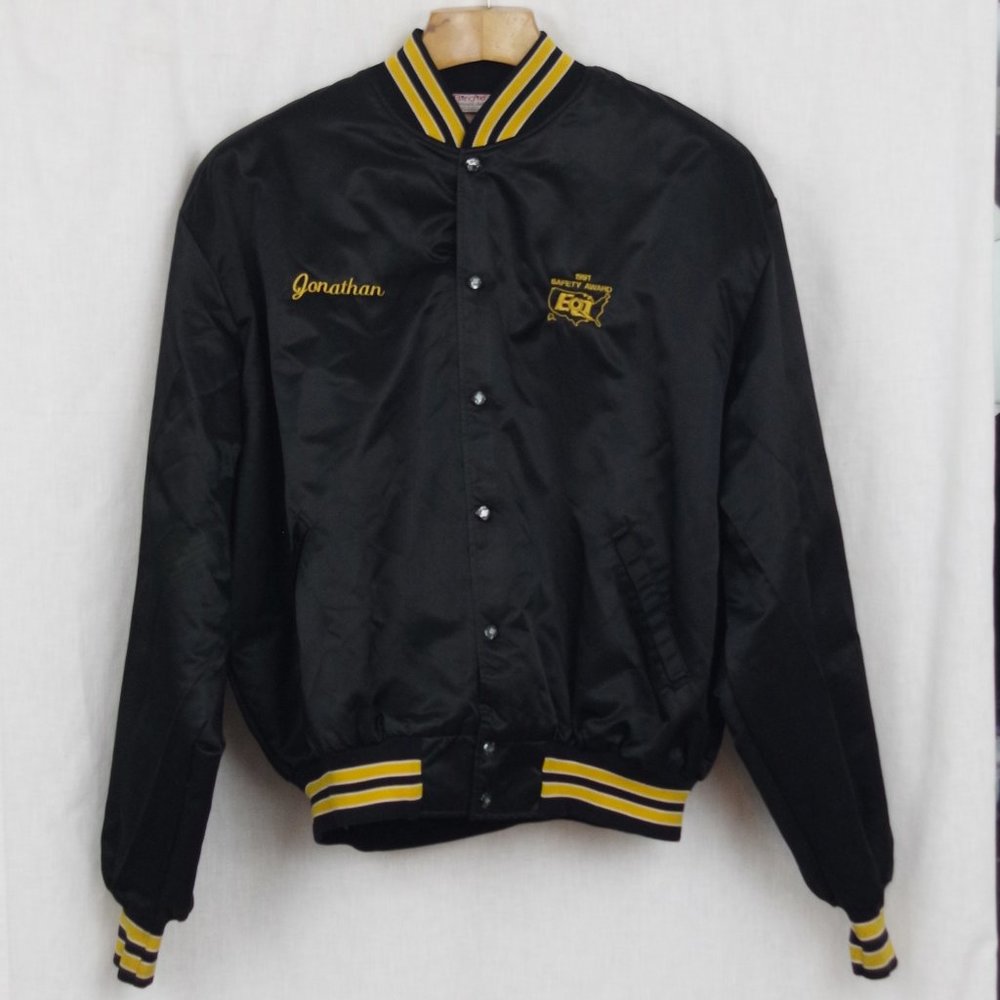 Birdie USA Made 90's Eastern Electric Safety Award Nylon Jacket XXXL